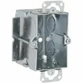 Steel City Electrical Box, 12.5 cu in, Switch Box, 1 Gang, Steel, Rectangular 512